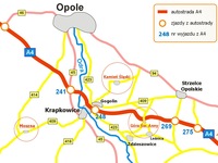 mapa - dojazd do gory sw. anny