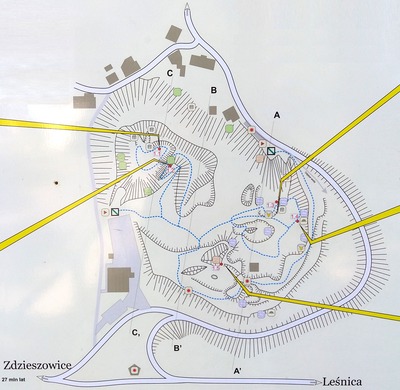 gora sw. anny - rezerwat geologiczny mapa